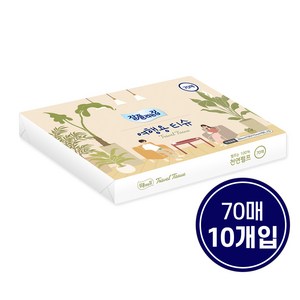 잘풀리는집 여행용티슈, 70매, 10개