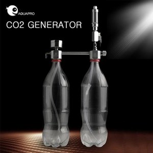 Aquapro 이탄발생기 CO2 generator 화학이탄 발생기 + 버블카운터 포함 자작이탄, 1개