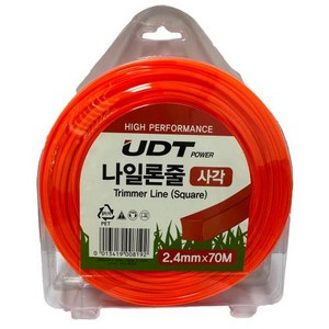 UDT예초기액세서리 나일론줄 2.4mm - 70M(사각형) 1EA, 1개