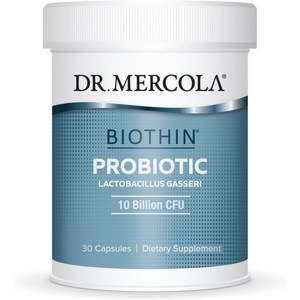 D. Mecola Biothin Pobiotic 100억 CFU 30인분(30캡슐) 식이보충제 소화기 건강 지원 Non GMO, 30카운트(1팩), 1개, 30정