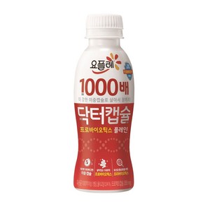 요플레 닥터캡슐 플레인 130mLx12개/1000배/냉장무배, 130ml, 12개, 12개