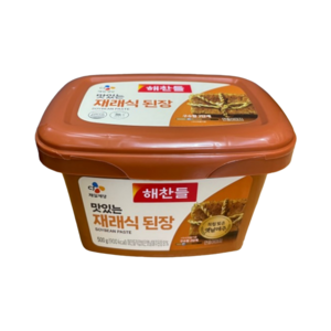 CJ 해찬들 재래식된장 500g(봉), 500g, 20개