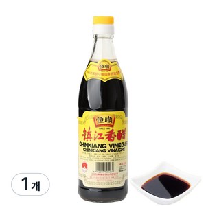 홍홍 중국식품 중국 헝순 진강 향초 550ml 중국식초 흑식초 흑초 중국 향초, 1개