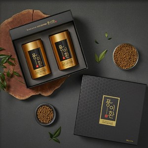 풍이환 100g x 2통 + 사은품(쇼핑백) 식용 고단백 곤충환 밀웜 미래식량 단백질 타우린 홍삼추출물 필수 아미노산 근력 성장기 어린이 어르신 갱년기 활력 피로회복, 2개