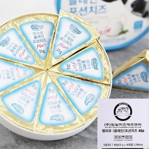 임실치즈 벨라유포션치즈 플레인 15g x 40p(600g), 1개, 600g