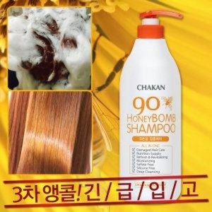 착한팩토리 머리영양 상한머리 꿀폭탄90% 샴푸 1000ml, 1.꿀폭탄90 고농축 샴푸 1개, 1L, 1개