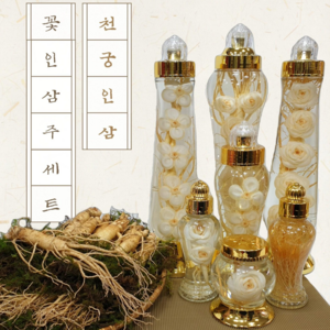 인삼주 꽃인삼주 인삼 꽃 주 만들기 인삼주 선물 세트 400mL 500mL 1L 1.5L 1.6L 1.8L 2L 3L, 천미리, 장미꽃, 1개