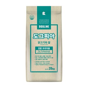 도그라인 퍼피 도그피아 반려견 사료, 20kg x 1개, 1개, 20kg, 닭