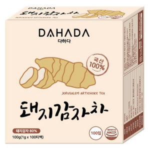 다하다 티백 돼지감자차, 1g, 100개입, 1개