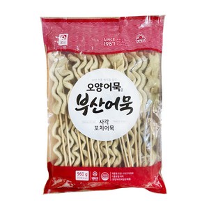 에이치에이유통 사조 오양 부산어묵 사각 꼬치어묵 960g (드라이) (30꼬치) 대용량 오뎅꼬치 식자재 업소용, 1개