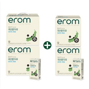 이롬 황성주 박사의 국산콩 두유 검은콩 고칼슘, 190ml, 72개