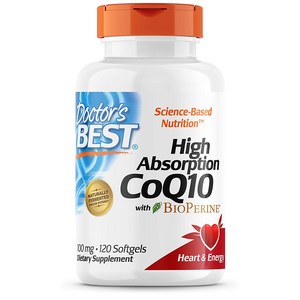 닥터스베스트 코엔자임 큐텐 CoQ10 100mg 120정 베지캡슐, 1개, 120캡슐