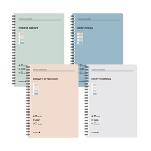 모닝글로리 4000 테마컬러 스프링노트 20절, 랜덤 발송, 1개