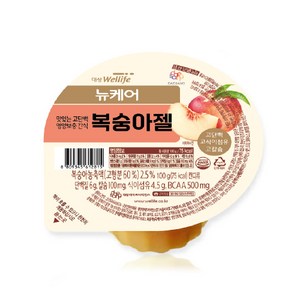 뉴케어 영양간식 복숭아젤, 100g, 30개