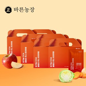 바른농장 유기농 CCA 클렌즈 주스 프리미엄 맛있는 착즙 까주스, 84개, 100ml