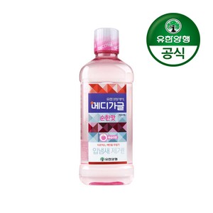 유한덴탈케어 메디가글 순한맛 구강청결제 복숭아향, 750ml, 1개