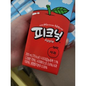 매일유업 피크닉 사과맛, 200ml, 16개