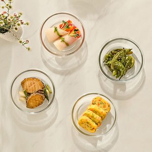 [글라스락] 한상차림 나눔접시 4개세트, 상세 설명 참조, 상세 설명 참조