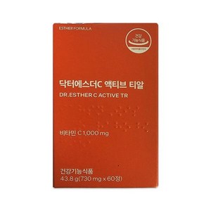 닥터에스더C 액티브 티알 730mg x 60정 1박스