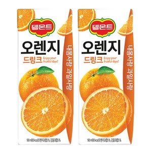 [블루존] 델몬트 드링크 오렌지 190ml x 24 팩입, 24개