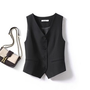 여성용 정장조끼 슬림핏 숏조끼 베스트 뉴타임즈 Women's Vest