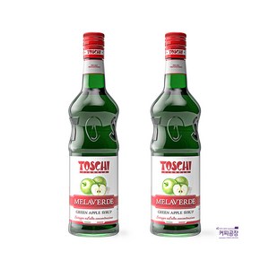 토스키 그린애플 시럽 1000ml x 2개 TOSCHI 청사과, 1L