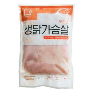 모디바 국내산 냉동 생닭가슴살 1kgX3팩 3kg, 1kg, 3개