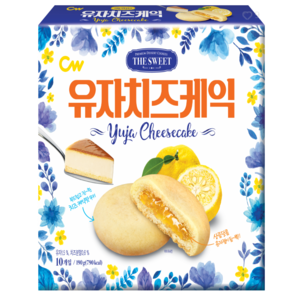 청우식품 유자치즈케익, 190g, 6개