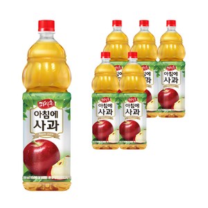 해태htb 과일촌 아침에 사과, 1.5L, 6개