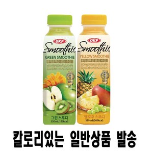 오케이에프 그린스무디350옐로우스무디350ml X (각6개)총12개 탄산음료 저칼로리 사무실간식, 12개