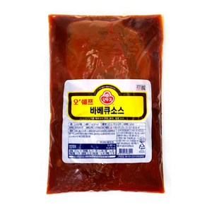 오뚜기 오쉐프 바베큐소스 1kg 1+1, 2개