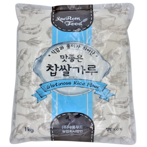 새롬푸드 맛좋은 찹쌀가루 1kg, 1개