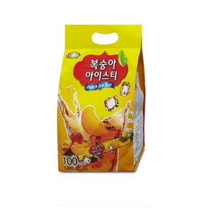 이레 복숭아 아이스티 100T X 2개/홍차 분말, 1.4kg, 100개입, 2개