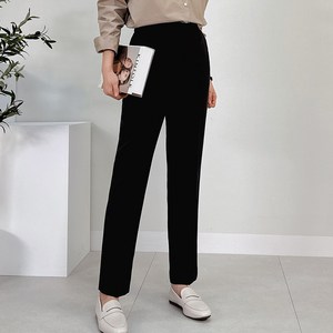 [숏/기본/롱 S~3XL]여성용 빅사이즈 밴딩슬랙스 정장바지 라이크 밴딩팬츠