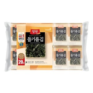 양반 들기름김, 4.5g, 20개