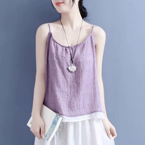 ROYALBELLE 여성 레이어드 얇은 끈나시 루즈핏 소프트 데일리 베이직 쇼트핏 나시 V031127