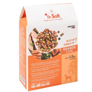 닥터소프트 노련견용 치킨 장건강 소프트사료, 닭, 1.2kg, 1개