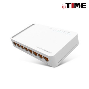 ipTIME H6008-IGMP [스위칭허브/8포트/1000Mbps/스위치용량 16Gbps/IGMP/점보 프레임/언매니지드스위칭, 1개