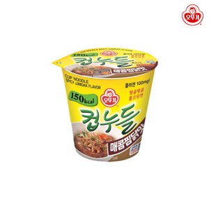 오뚜기 컵누들 매콤찜닭맛 45.5g, 6개