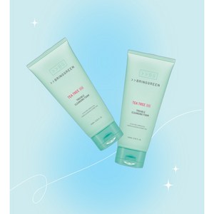 브링그린 티트리 시카 트러블 클렌징 폼, 2개, 200ml