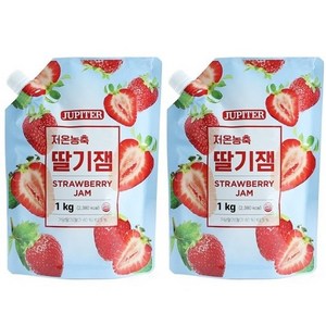 쥬피터 딸기 리플잼 1kg /쥬피터 딸기잼, 2개