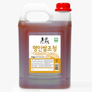 (강봉석조청) 명인 쌀조청 5kg x 4개/국내산 쌀/식품명인 강봉석, 4개