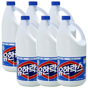 유한락스 레귤러, 2L, 6개