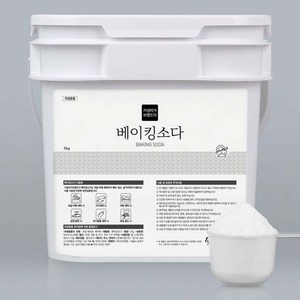 가성비가브랜드다 100% 베이킹소다 버킷+계량스푼, 1개, 5kg