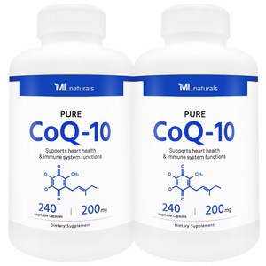 [미국빠른직구] 신제품 마이라이프 내추럴스 코큐텐 CoQ-10 200mg, 240정, 2개