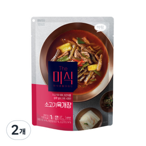 더미식 소고기 육개장, 350g, 2개