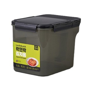 락앤락 핸들 김치통 카키, 5L, 1개