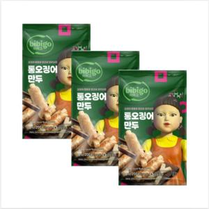 비비고 통오징어만두, 3개, 200g