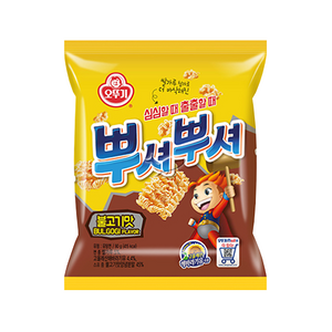 오뚜기 뿌셔뿌셔 불고기맛, 90g, 1개