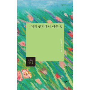 여름 언덕에서 배운 것:안희연 시집, 창비, 안희연